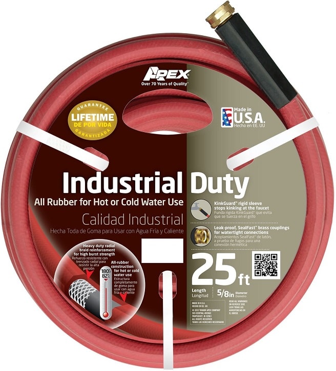 Apex 8695-25 Commercial All Rubber Hot Water Hose - main
