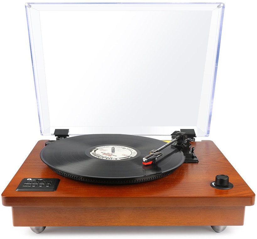 1byone Belt Driven Bluetooth Turntable