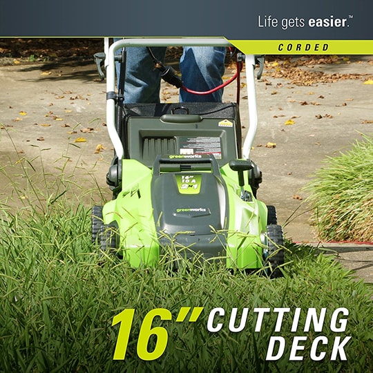 Greenworks 25142 16inch cutting deck