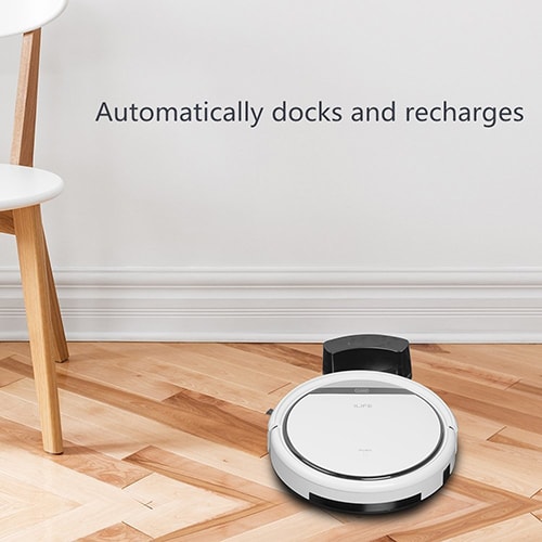 ILIFE V3s Pro robotic vacuum cleaner automatic dock and recharge-min