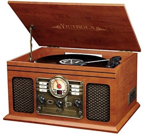 Victrola Nostalgic Classic Wood 6-in-1 Bluetooth Turntable