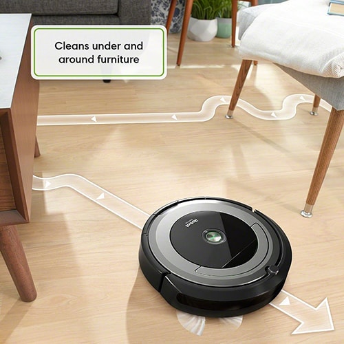 iRobot Roomba 690 cleaning furniture-min