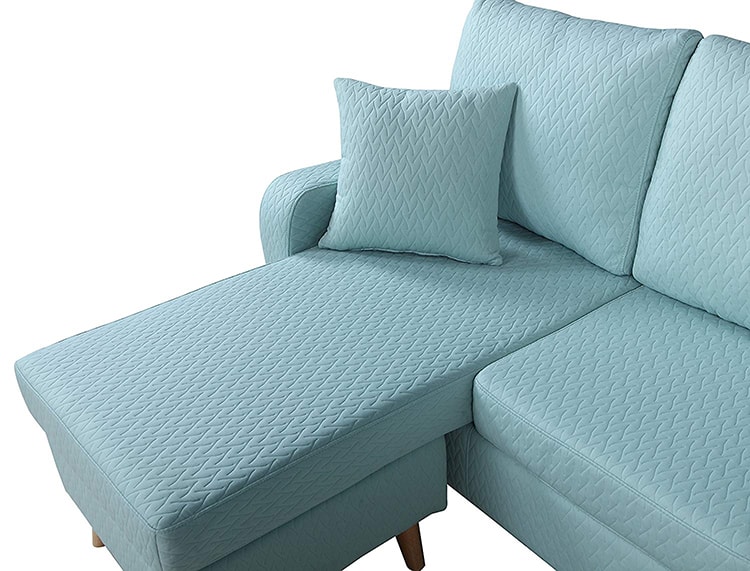 Divano Roma Furniture Sectional Sofa Light Blue Image 3-min