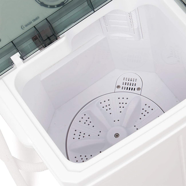 DELLA Small Compact Portable Washing Machine bucket-min