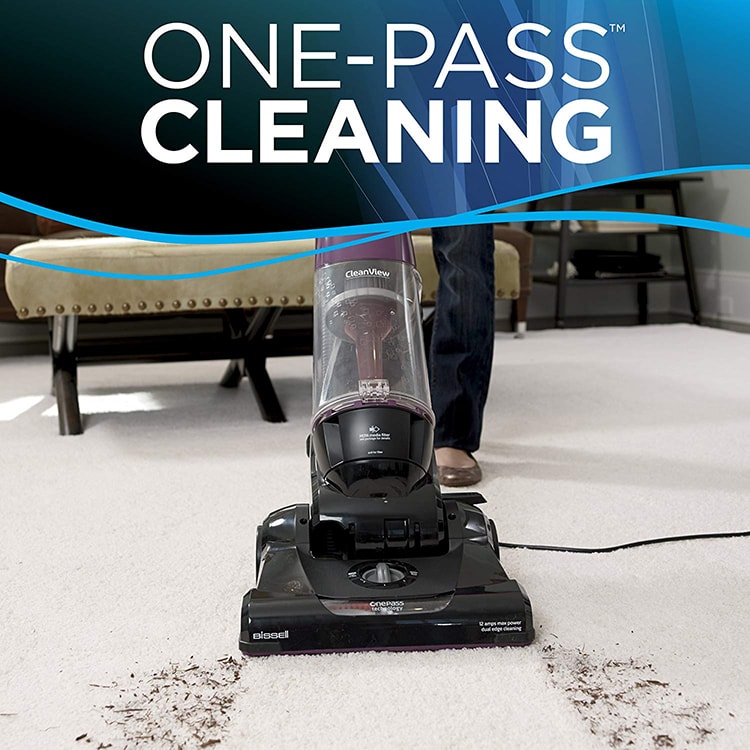 Bissell 9595A CleanView Bagless Vacuum onepass cleaning-min